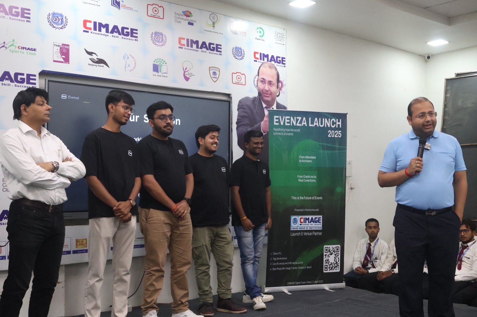 CIMAGE College Students Launch Startup 'evenza' to Connect Youth with Industry